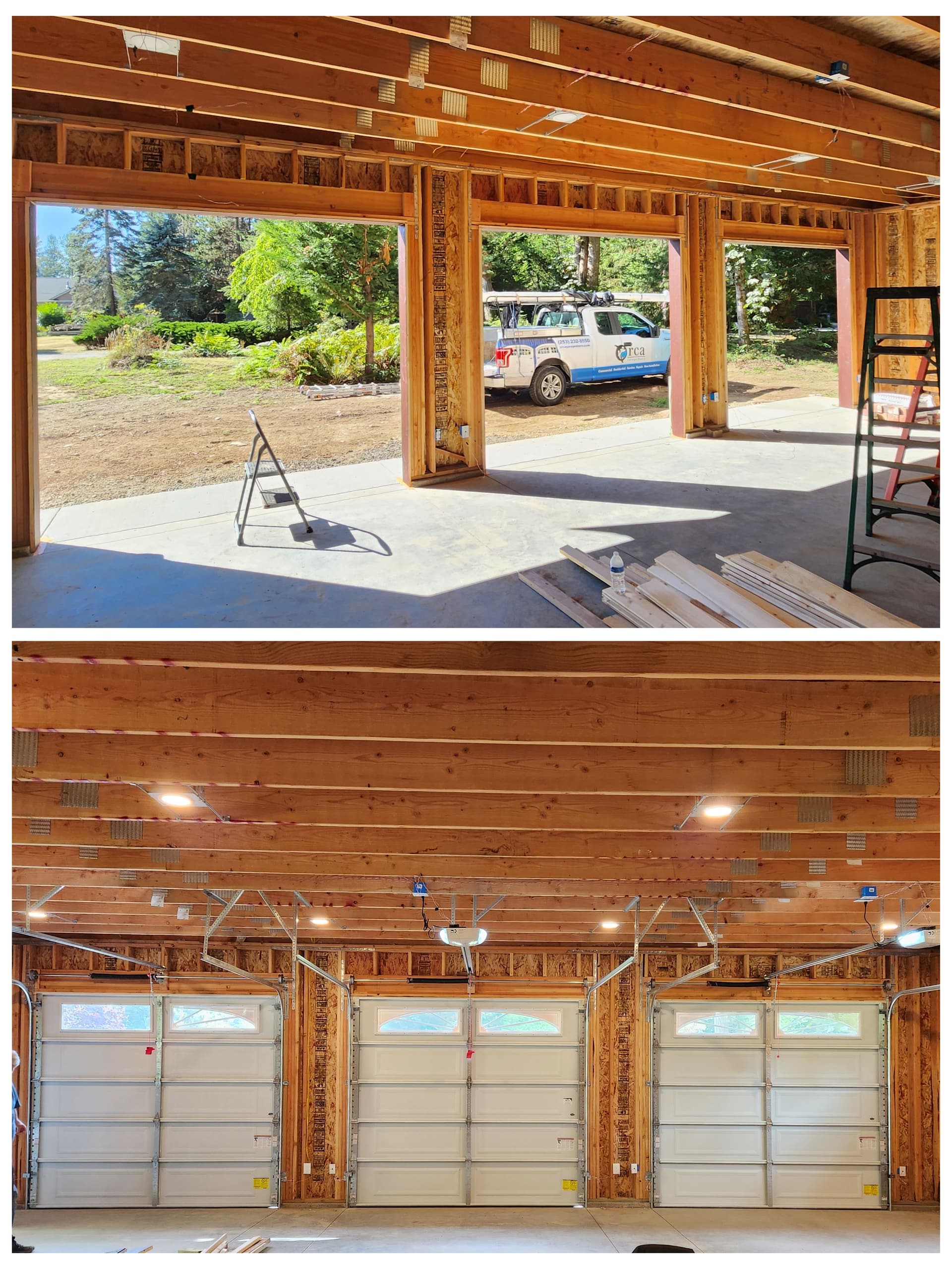 Gallery photos for Triple Garage Transformation with Amarr Lincoln 1000 Doors in Port Orchard: Image #1