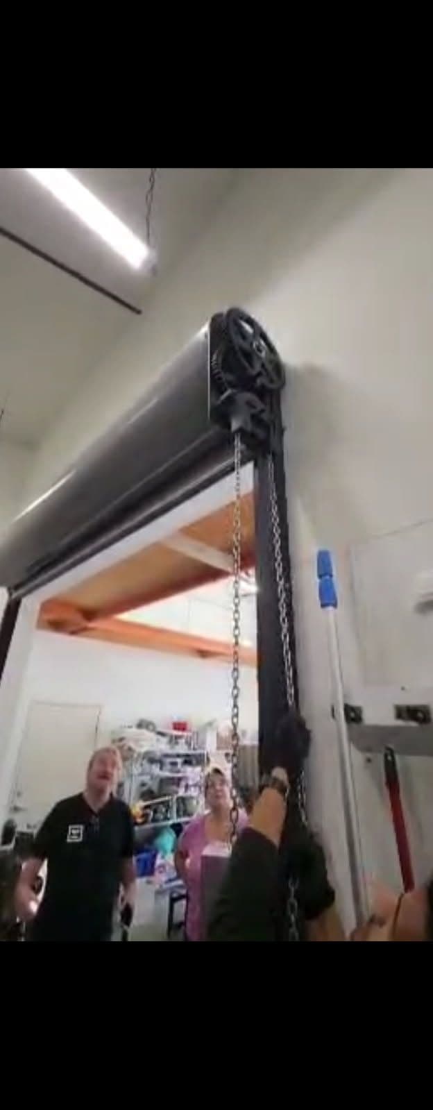 Gallery photos for Successful Winery Rollup Door Repair: Image #1