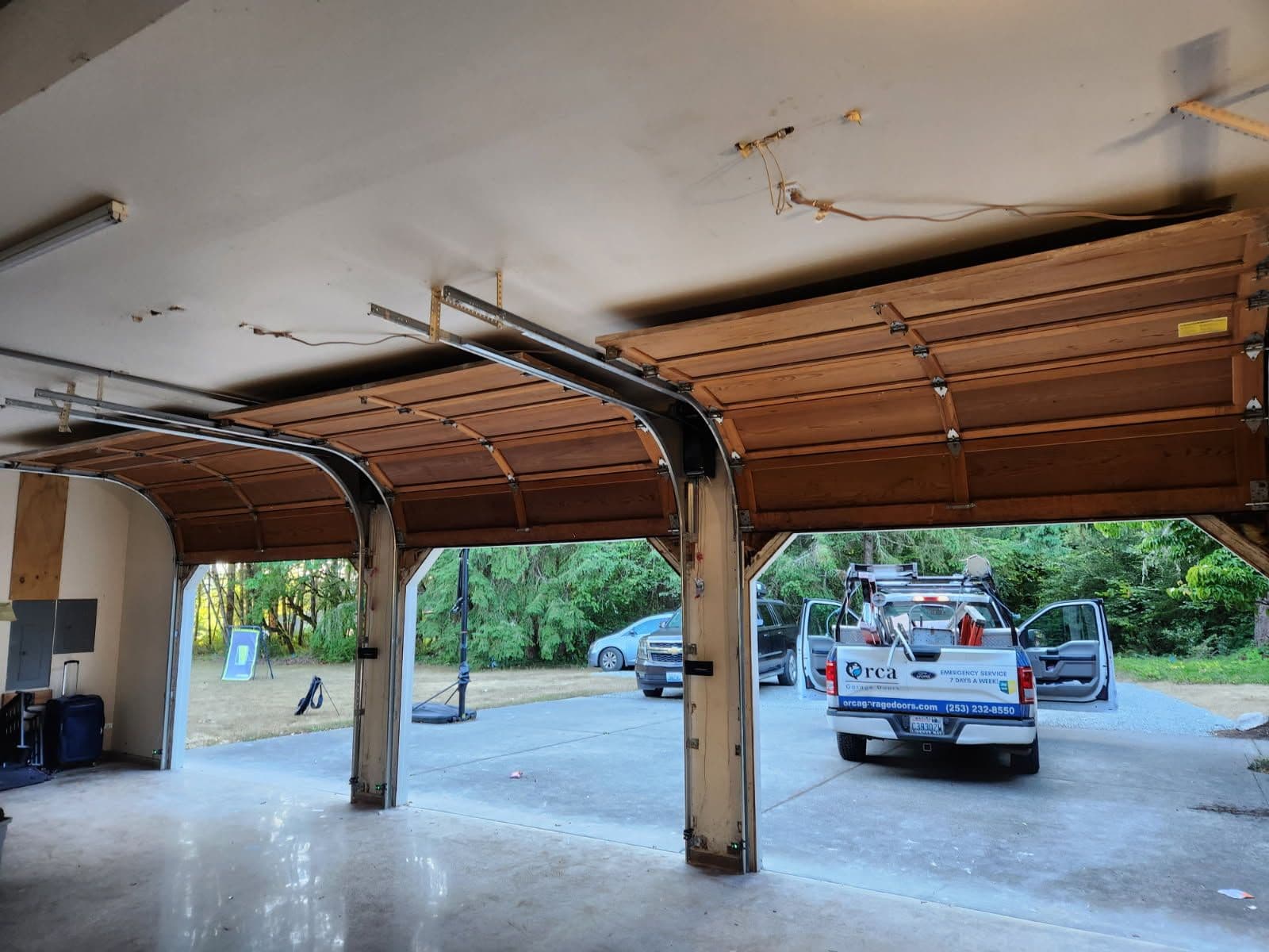 High Lift Garage Door Upgrade in Bainbridge Island image